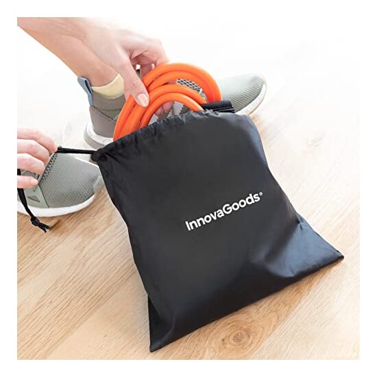 CINTURÓN CON BANDAS DE RESISTENCIA PARA GLÚTEOS Y GUÍA DE EJERCICIOS BOOTRAINER INNOVAGOODS image 6