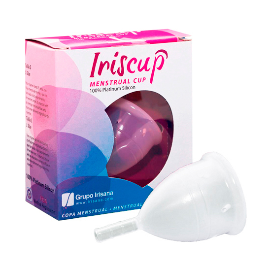 IRISCUP MENSTRUAL CUP TRANSPARENT LARGE image 0