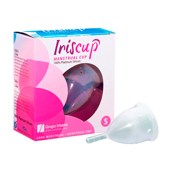 IRISCUP MENSTRUAL CUP TRANSPARENT SMALL image 0
