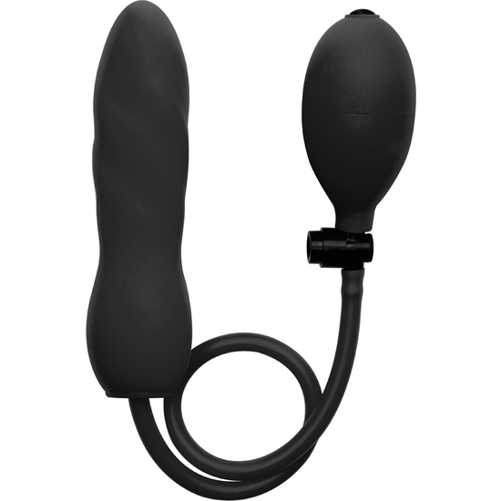 OUCH INFLATABLE SILICONE TWIST BLACK image 0