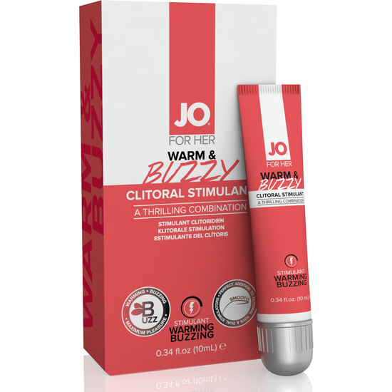 SYSTEM JO - FOR HER CLITORAL STIMULANT WARMING WARM & BUZZY ORIGINAL 10 ML image 0