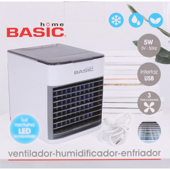 VENTILADOR HUMIDIFICADOR ENFRIADOR BASIC HOME image 1