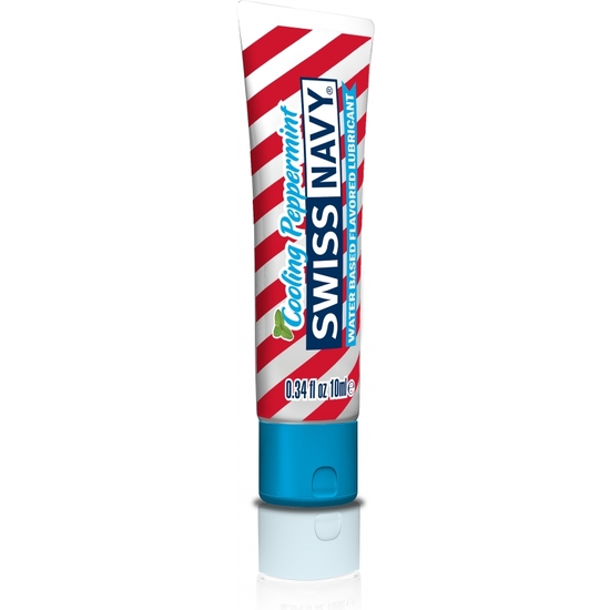 SWISS NAVY COOLING PEPPERMINT FLAVORED LUBRICANT - 10ML image 0