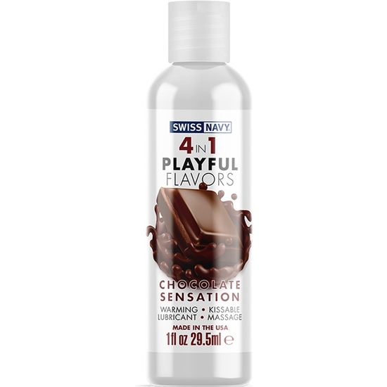 SWISS NAVY 4 IN 1 CHOCOLATE SENSATION 1 OZ/30 ML image 0