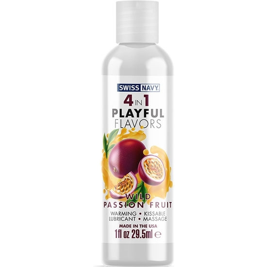 SWISS NAVY 4 IN 1 WILD PASSION FRUIT 1 OZ/30 ML image 0