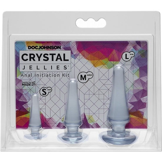 CRYSTAL JELLIES - ANAL INITIATION KIT PURPLE image 1