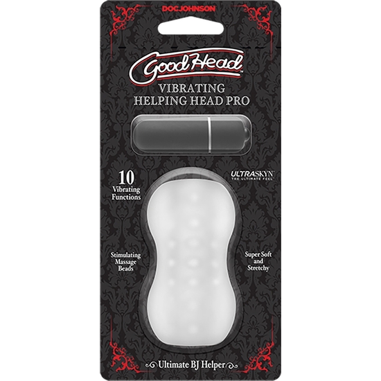 GOODHEAD - MASTURBADOR VIBRADOR HELPING HEAD PRO - FROST image 1