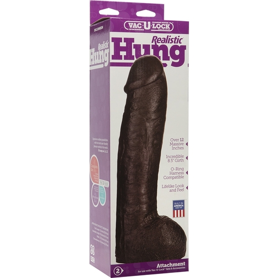 VAC-U-LOCK - REALISTIC HUNG BLACK image 1