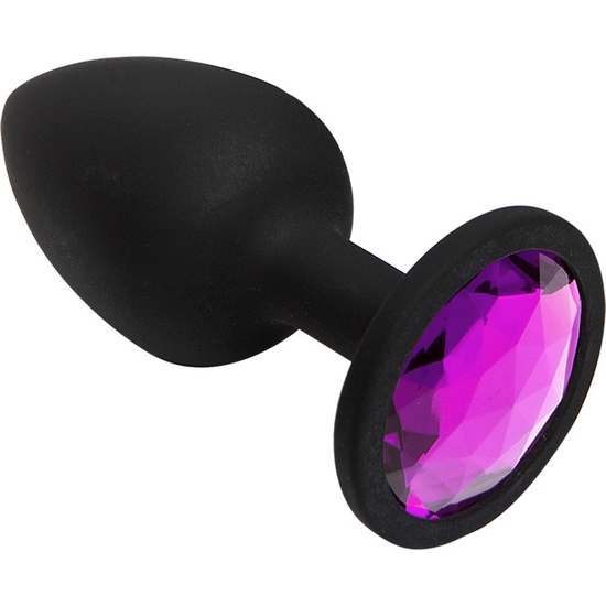 BOOTY BLING - SPADE SMALL - PINK - JEWELED WEARABLE SILICONE PLUG image 0