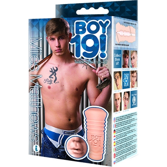 BOY 19 - TEEN TWINK MOUTH STROKER - MILES MATHEWS image 1