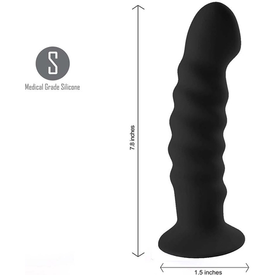 KENDALL - DILDO SILICONA - NEGRO  image 2