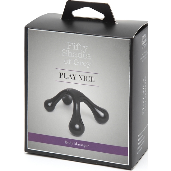 PLAY NICE BODY MASSAGER - BLACK image 1