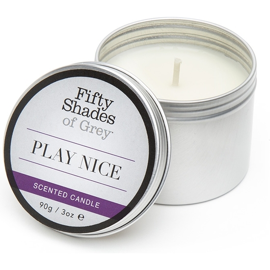 PLAY NICE VANILLA CANDLE - BLACK image 0