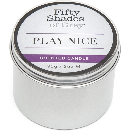 PLAY NICE VANILLA CANDLE - BLACK image 2