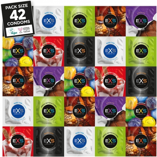 VARIETY PACK 1 - 42 CONDOMS image 0