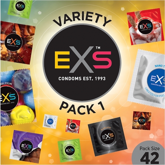 VARIETY PACK 1 - 42 CONDOMS image 1