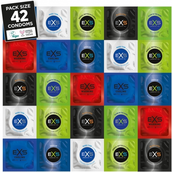 EXS VARIETY PACK 2 - 42 CONDOMS image 0