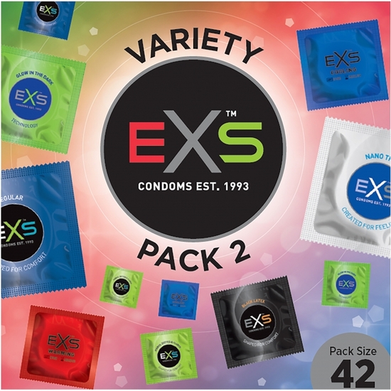 EXS VARIETY PACK 2 - 42 CONDOMS image 1