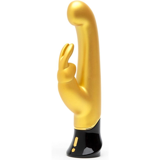 GREEDY GIRL ANNIVERSARY RABBIT VIBRATOR - GOLD image 0