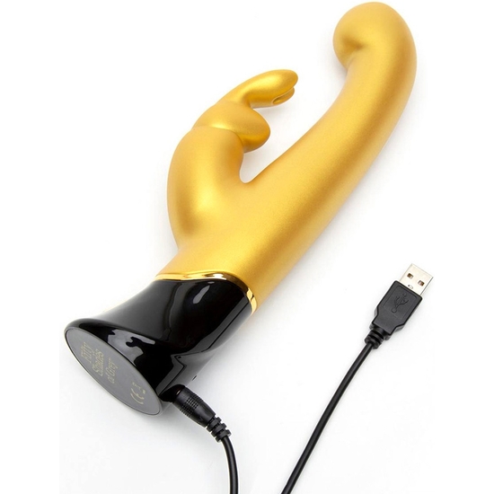 GREEDY GIRL ANNIVERSARY RABBIT VIBRATOR - GOLD image 2