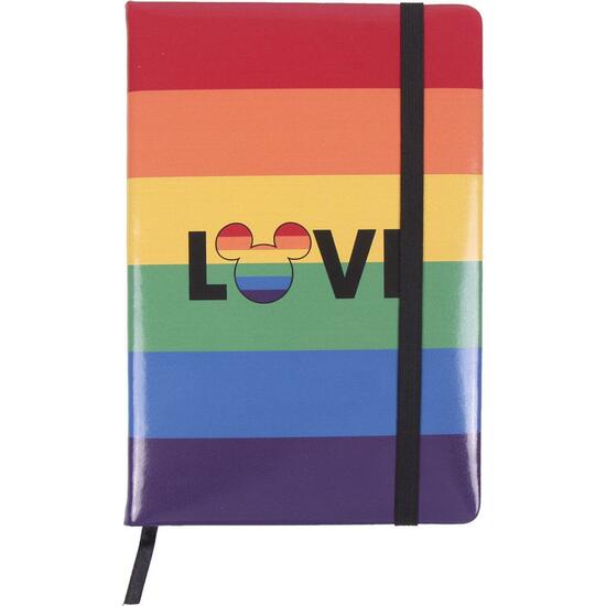 CUADERNO DE NOTAS DISNEY PRIDE MULTICOLOR image 0