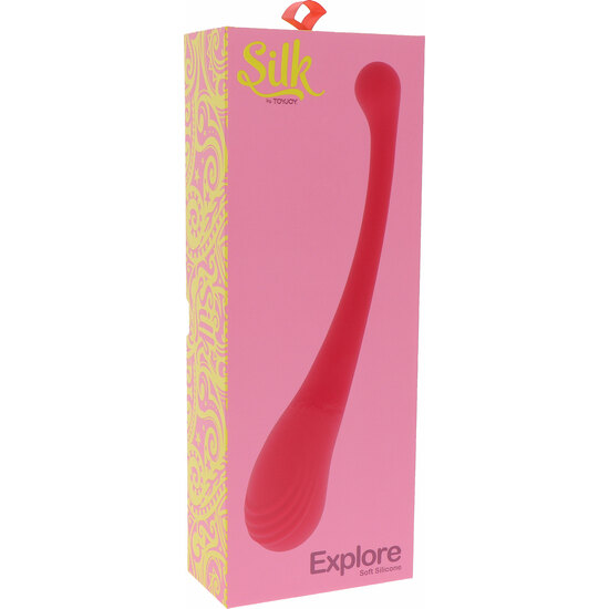 EXPLORE SILICONE G-SPOT VIBE - PINK image 1