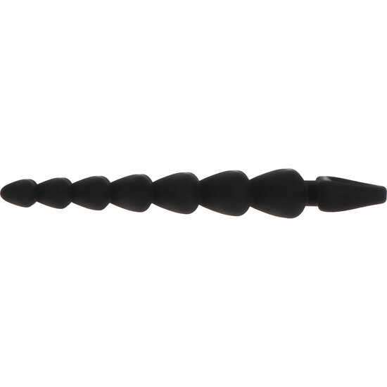 PLUG - HEART BEADS - BLACK image 3