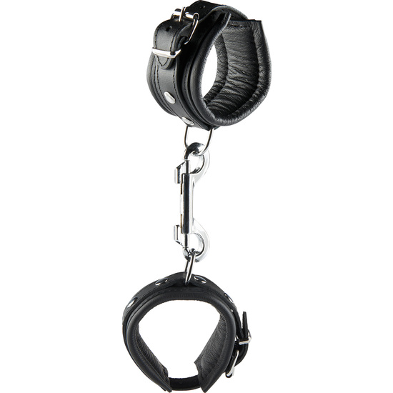 HAND CUFFS 5 CM - BLACK image 0