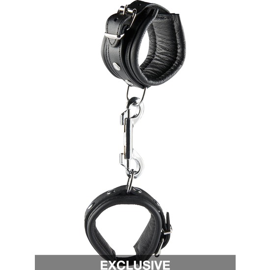 HAND CUFFS 5 CM - BLACK image 1