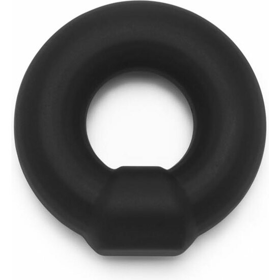 SOFT SILICONE STUD C-RING - BLACK image 0