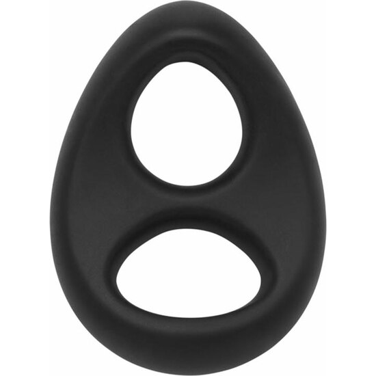 SOFT SILICONE STALLION C-RING - BLACK image 0