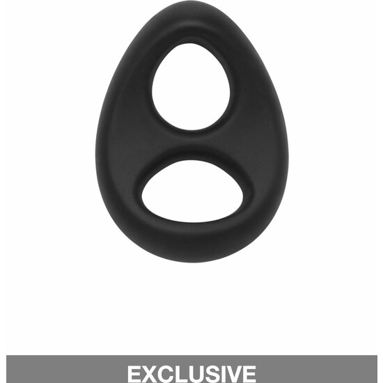 SOFT SILICONE STALLION C-RING - BLACK image 3