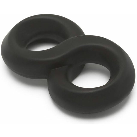 SOFT SILICONE JOCK C-RING - BLACK image 2