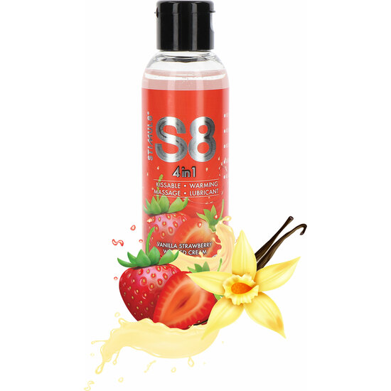 S8 4-IN-1 DESSERT LUBE 125ML - FRESA image 0