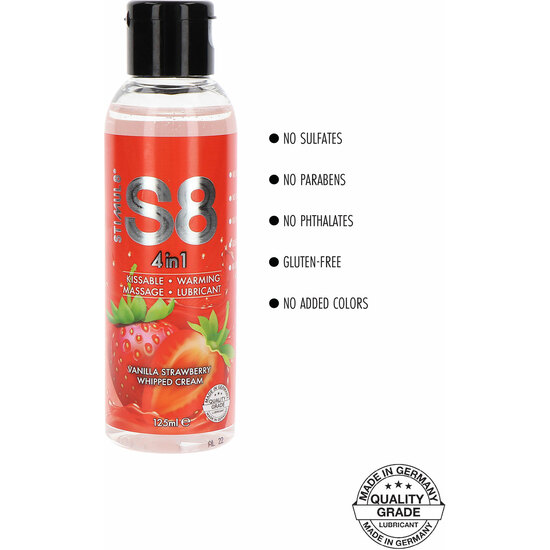 S8 4-IN-1 DESSERT LUBE 125ML - FRESA image 2