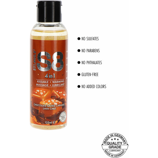 S8 4-IN-1 DESSERT LUBE CHOCOLATE 125ML image 1