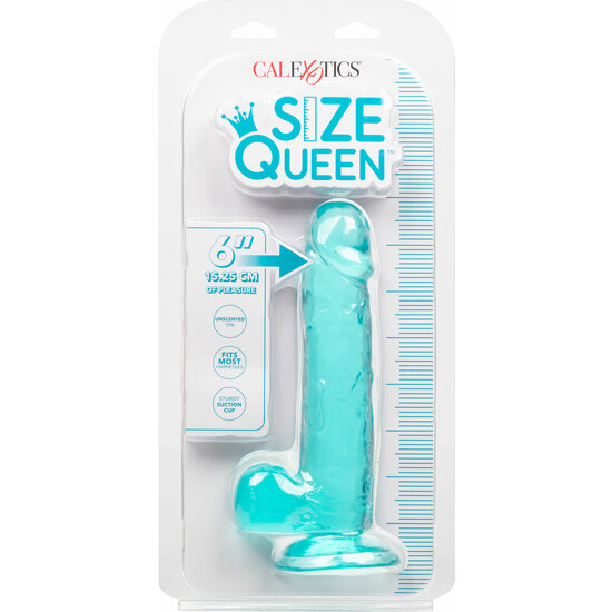 QUEEN SIZE DONG 6 INCH - BLUE image 1