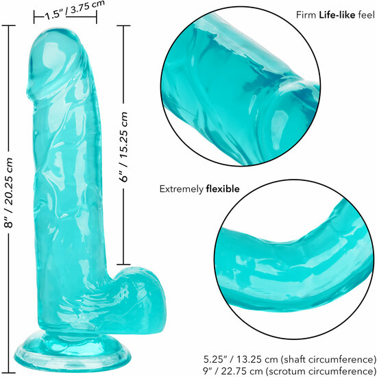 QUEEN SIZE DONG 6 INCH - BLUE image 5
