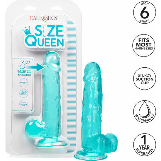 QUEEN SIZE DONG 6 INCH - BLUE image 6