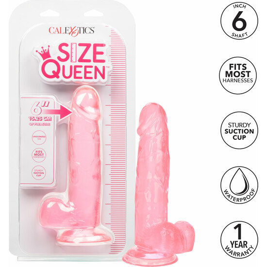 QUEEN SIZE DONG 6 INCH - PINK image 6