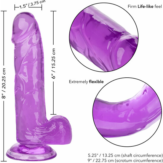 QUEEN SIZE DONG 6 INCH - PURPLE image 5