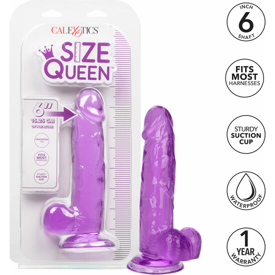 QUEEN SIZE DONG 6 INCH - PURPLE image 6