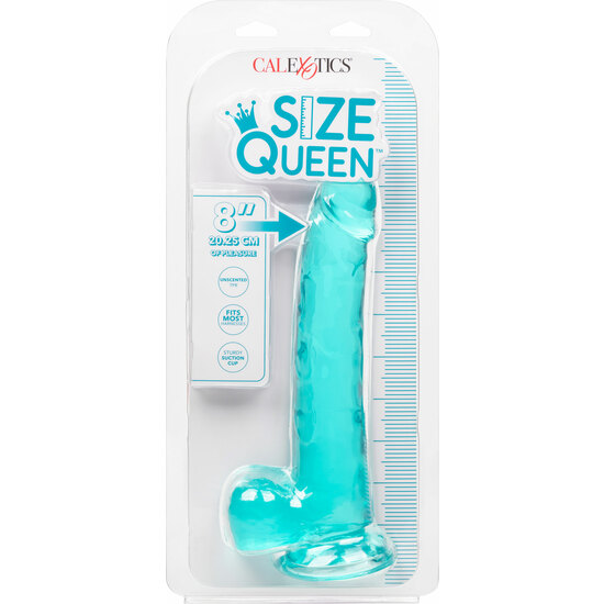 QUEEN SIZE DONG 8 INCH - BLUE image 1