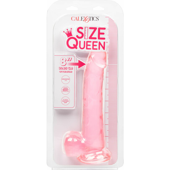 QUEEN SIZE DONG 8 INCH - PINK image 1