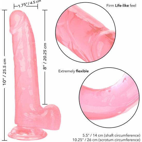 QUEEN SIZE DONG 8 INCH - PINK image 5