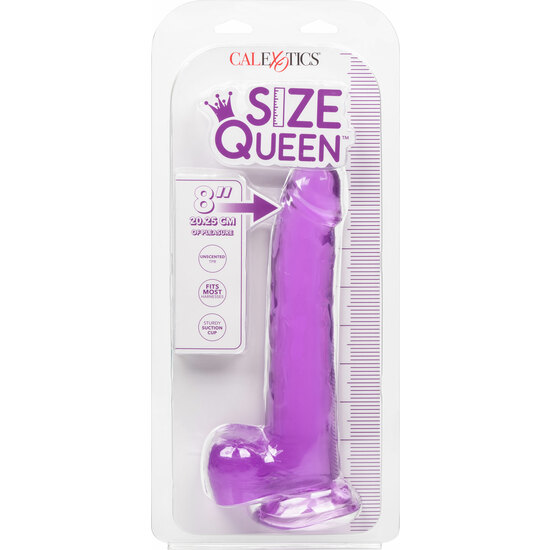 QUEEN SIZE DONG 8 INCH - PURPLE image 1