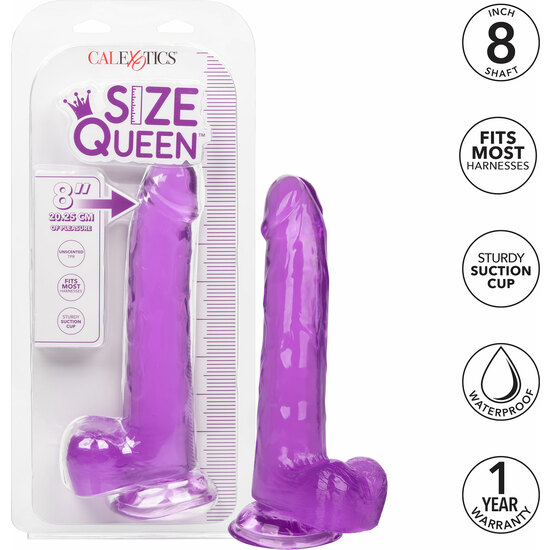 QUEEN SIZE DONG 8 INCH - PURPLE image 6