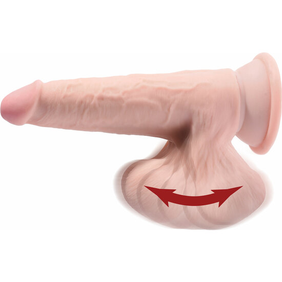 3D COCK SWINGING BALLS 6 INCH image 3