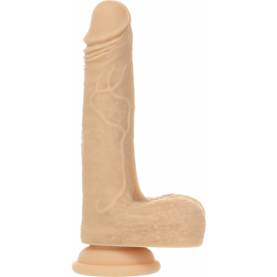 THRUSTING ROTATING VIBRATOR DILDO - SKIN image 0