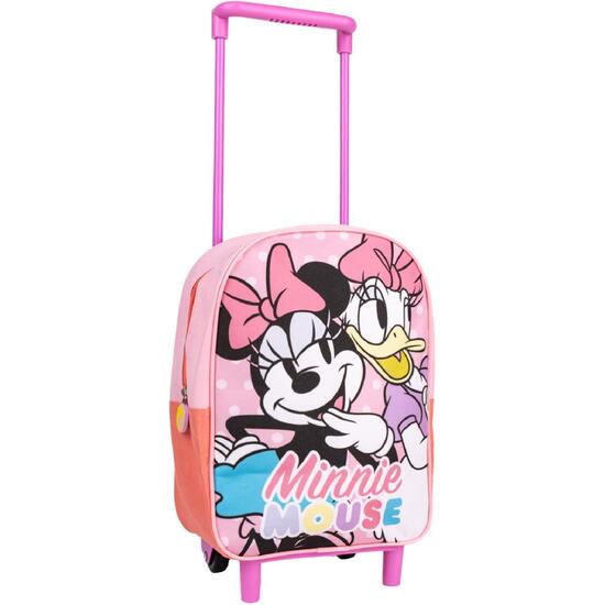 MOCHILA INFANTIL TROLLEY ESCOLAR MINNIE PINK image 0